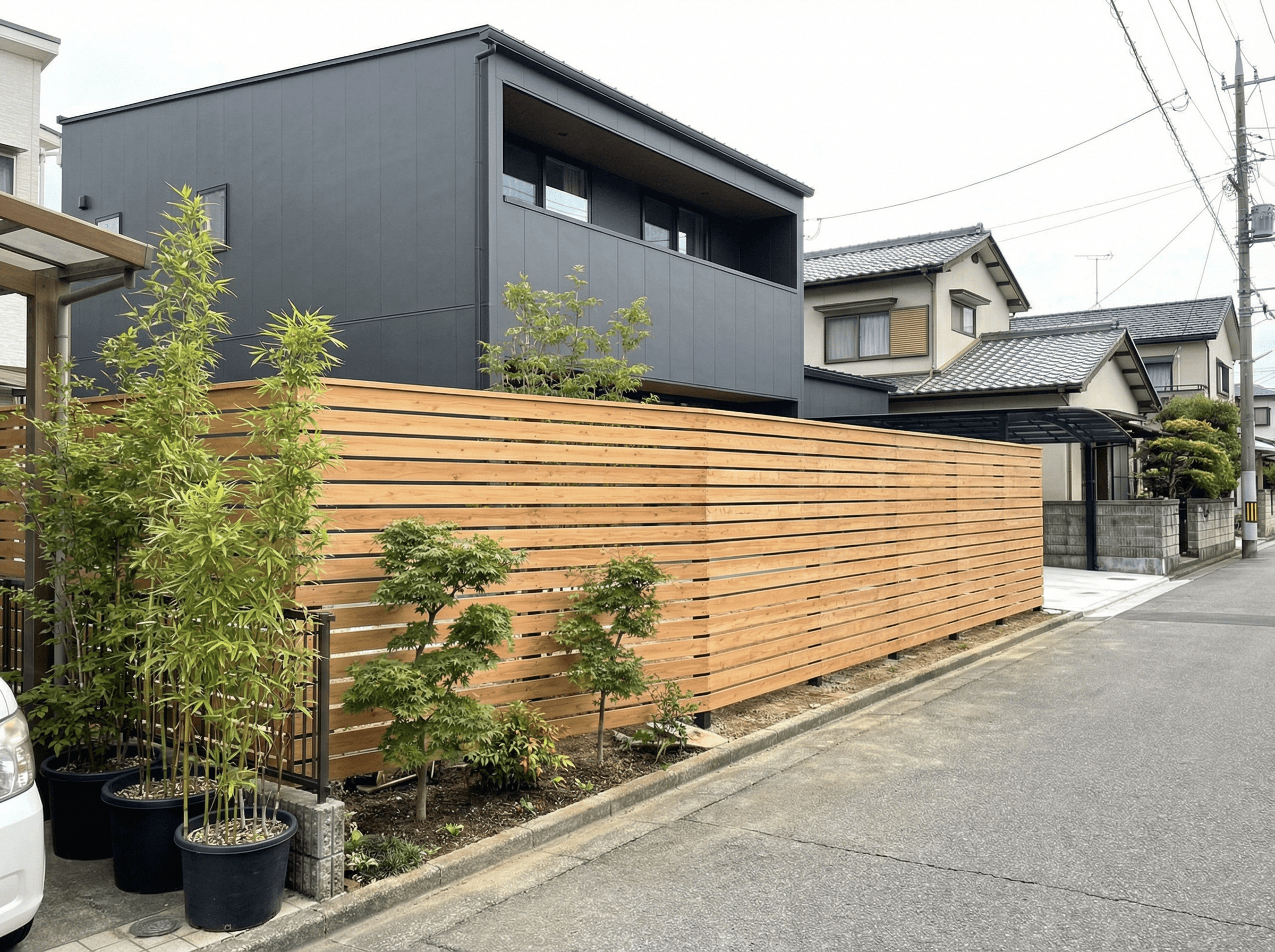 フェンス・目隠し工事の施工事例